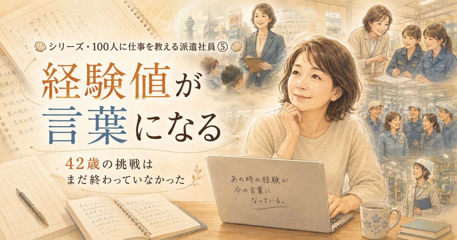 シリーズ・１００人に仕事を教えた派遣社員・最終回～経験値が言葉になる～